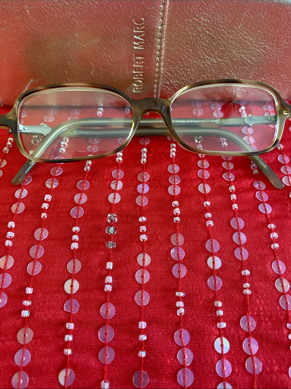 Robert Marc Handmade in France Beautiful Silver Detail Glasses